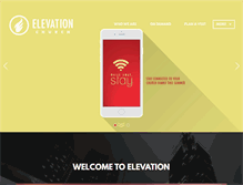 Tablet Screenshot of elevationstl.com